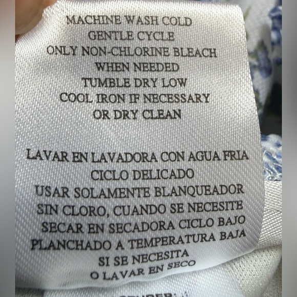 Jona Michelle Blue Floral Tiered Dress 3T – Ruffle Straps - Picture 4 of 4